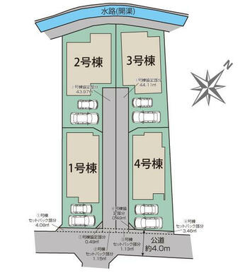福岡市南区曰佐3丁目4棟 区画図
