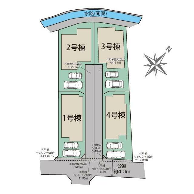 福岡市南区曰佐3丁目4棟 区画図