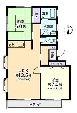 中階段式なので全室角部屋
