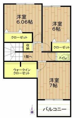 ２階間取図