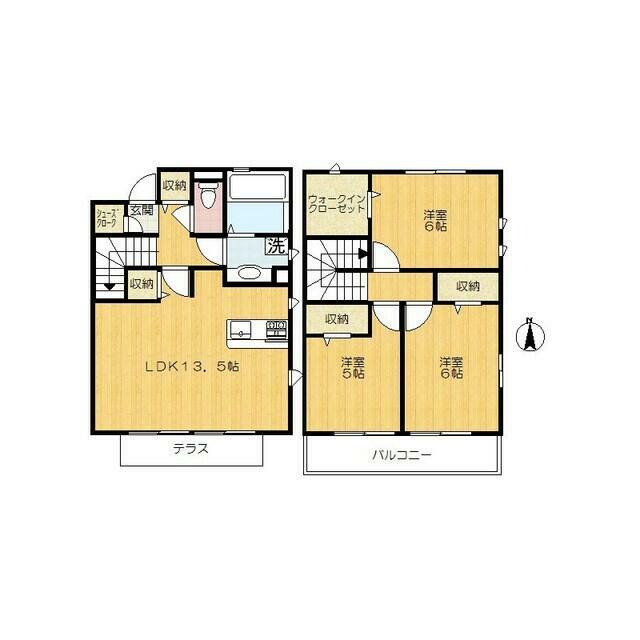 ★オール洋室の使いやすい間取り★