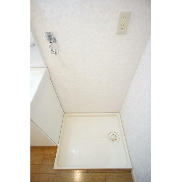 洗濯パン付きで水漏れの心配がいりません！