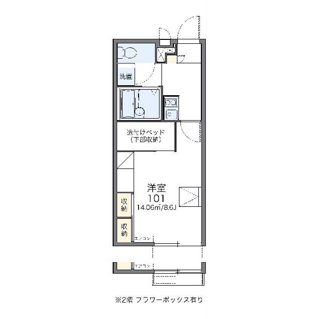 代表的な間取のため実際の間取とは異なる場合があります