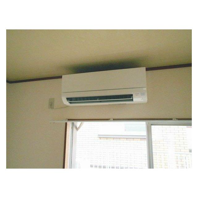 エアコン付きで快適に過ごせます