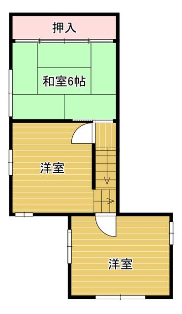 物件画像 北九州市門司区 黒川西２丁目 2階建 4DK