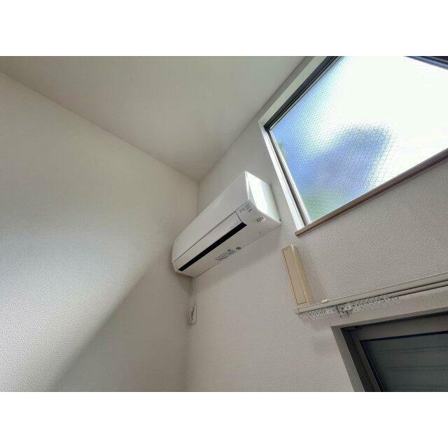 快適に過ごせるエアコン付
