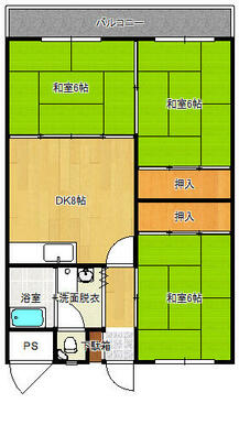 間取図は現況を優先します。