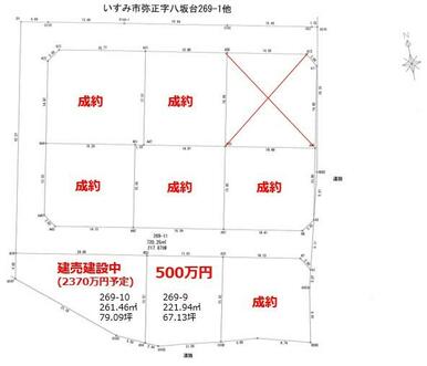 現在販売中の区画写真です