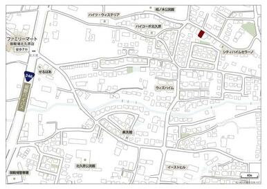 現地周辺案内図