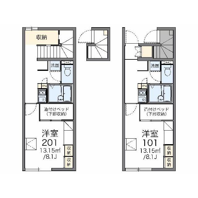 代表的な間取のため実際の間取とは異なる場合があります