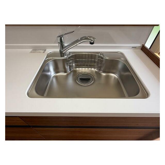 「キッチン」シャワーホース付き水栓で洗い物ラクラク