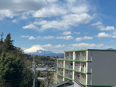 天気の良い日には富士山が見える眺望です