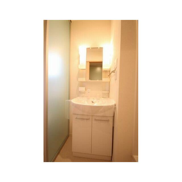 洗面所　洗髪洗面化粧台設置