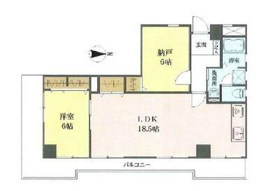 ２ＬＤＫ使用可能面積８３．５６㎡住戸♪