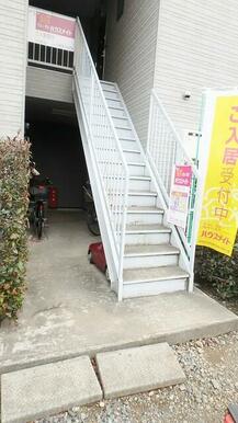 二階への階段！