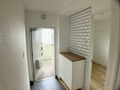 きれいな玄関です