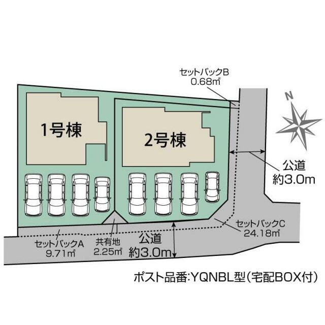名古屋市中川区江松4丁目2棟 区画図