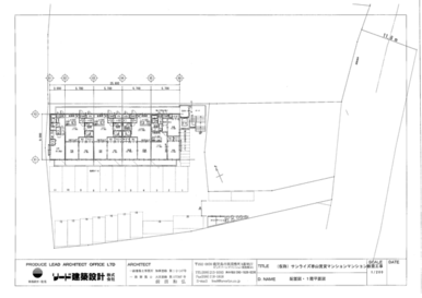 １階平面及び配置図