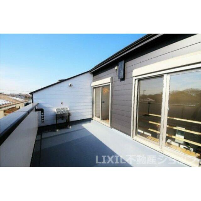 BBQも楽しめる７帖以上の広々バルコニー