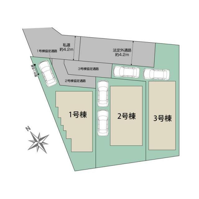 志木市上宗岡1丁目3棟 区画図