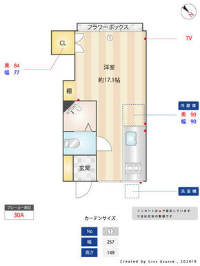 ※間取図（寸法等は目安の数値です）の寸法と現況が異なる場合は現況を優先とします。