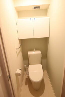 清潔感のあるトイレです。