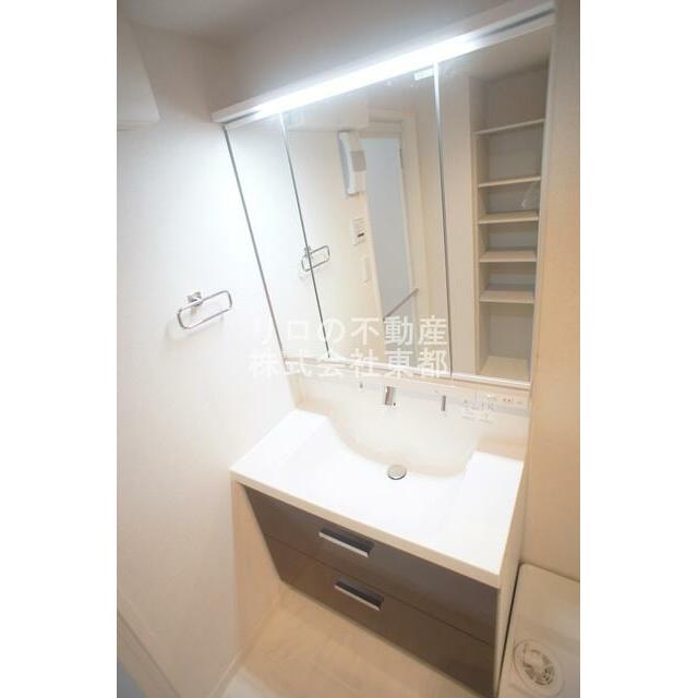 嬉しい洗面台は独立タイプ！