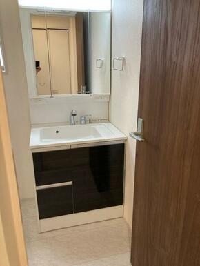 お化粧やヘアセットが楽しくなる洗面スペース（1号棟）