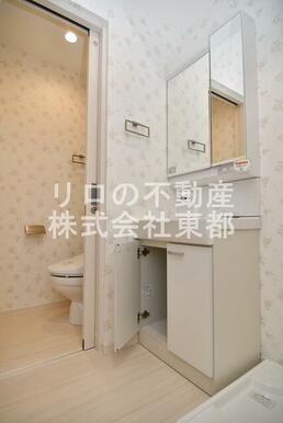 嬉しい洗面台は独立タイプ！