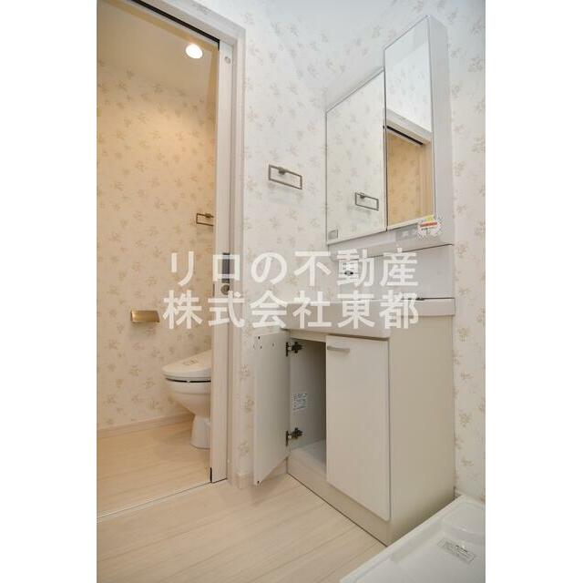 嬉しい洗面台は独立タイプ！