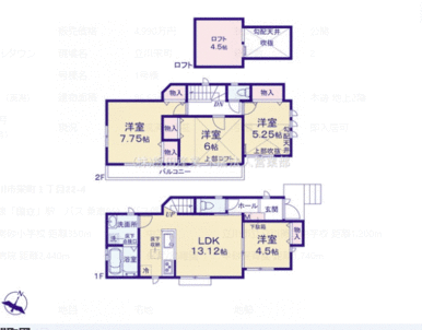 １号棟間取図