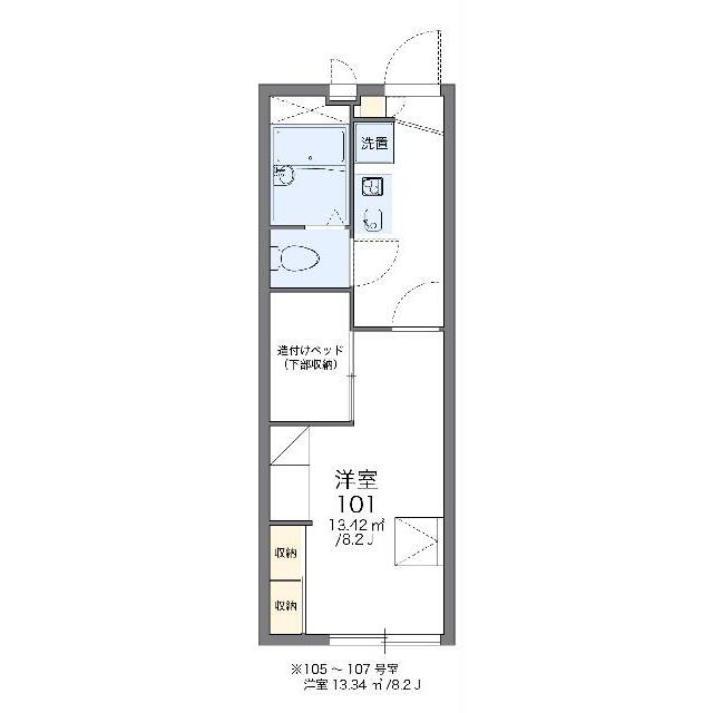 代表的な間取のため実際の間取とは異なる場合があります
