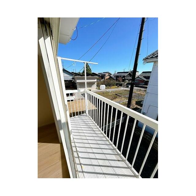 「バルコニー」日当たり良好です