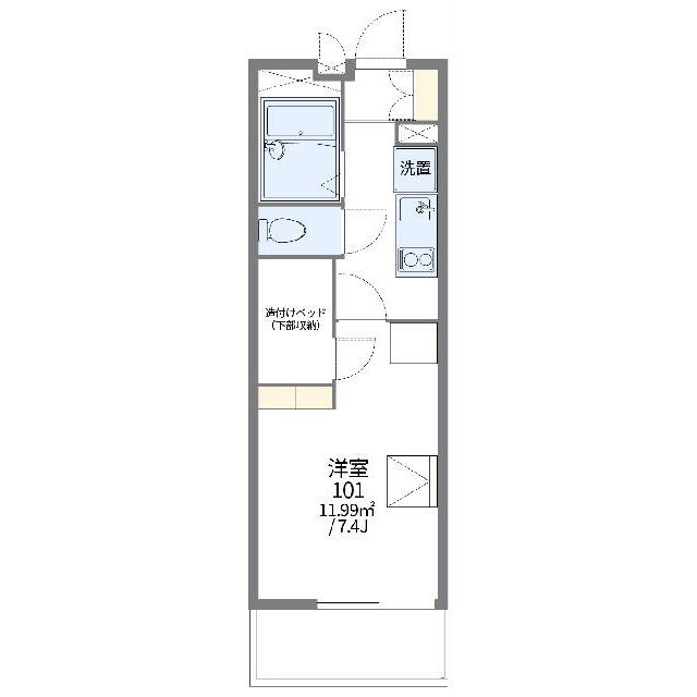 代表的な間取のため実際の間取とは異なる場合があります