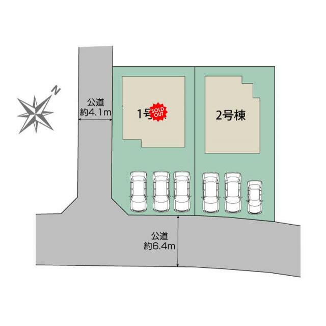 福岡市東区美和台5丁目2区画 区画図