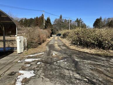 物件への進入路