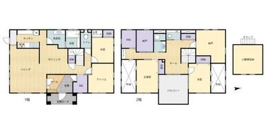 約52坪のゆったりとした5LDK！