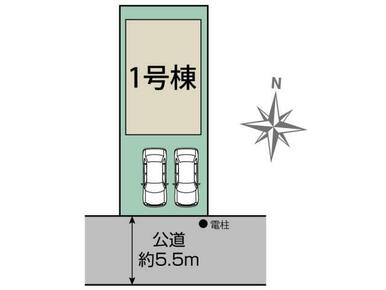 習志野市東習志野5丁目1棟 区画図