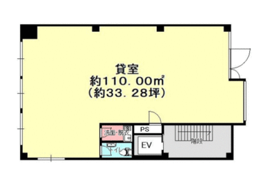 １階部分の間取図