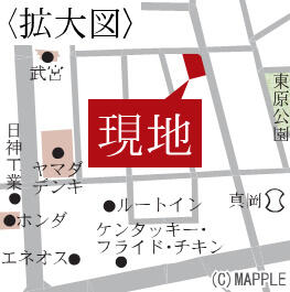 現地案内図・拡大