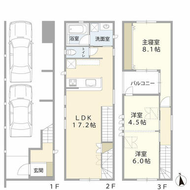 ３階建て分譲住宅♪