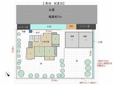 敷地配置図