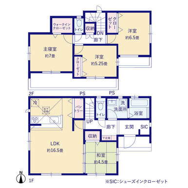 １号棟間取り