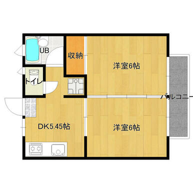 リビングが中心の住みやすい間取りです