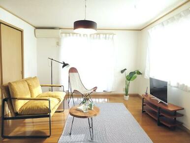 エアコン１台ついています（家具はイメージとなります）