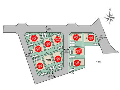 八王子市楢原町11棟 区画図