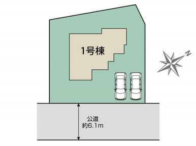 宝塚市中山桜台3丁目2期1棟 区画図