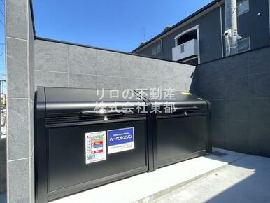 蓋つきゴミ置き場有☆衛生的です♪