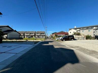 5号棟～8号棟の前面道路