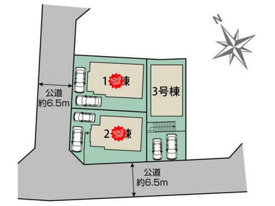 横浜市金沢区釜利谷西1丁目3棟 区画図